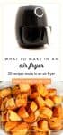 These easy air fryer recipes are the answer to what to cook in an air fryer. From side dishes to the main dish, there is a quick recipe for you! #whattomaketoeat