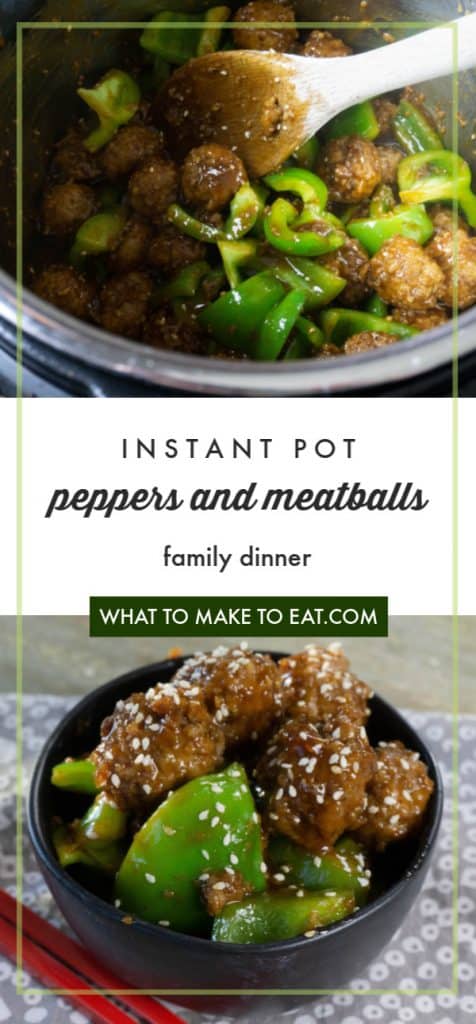 How to cook frozen meatballs in instant pot. Create this easy bell peppers and beef dinner. #whattomaketoeat #dinner #pressurecooker #instantpot