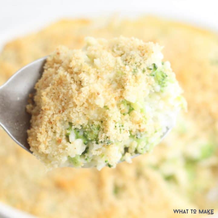 easy broccoli cheese rice casserole