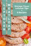 Meatloaf. Text reads "Leftover Meatloaf Storage Ideas, Leftover Tips, plus 9 recipes"