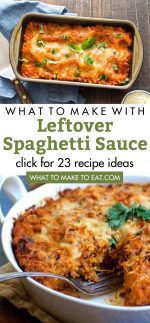 What to do with Leftover Spaghetti Sauce: 24 easy recipes